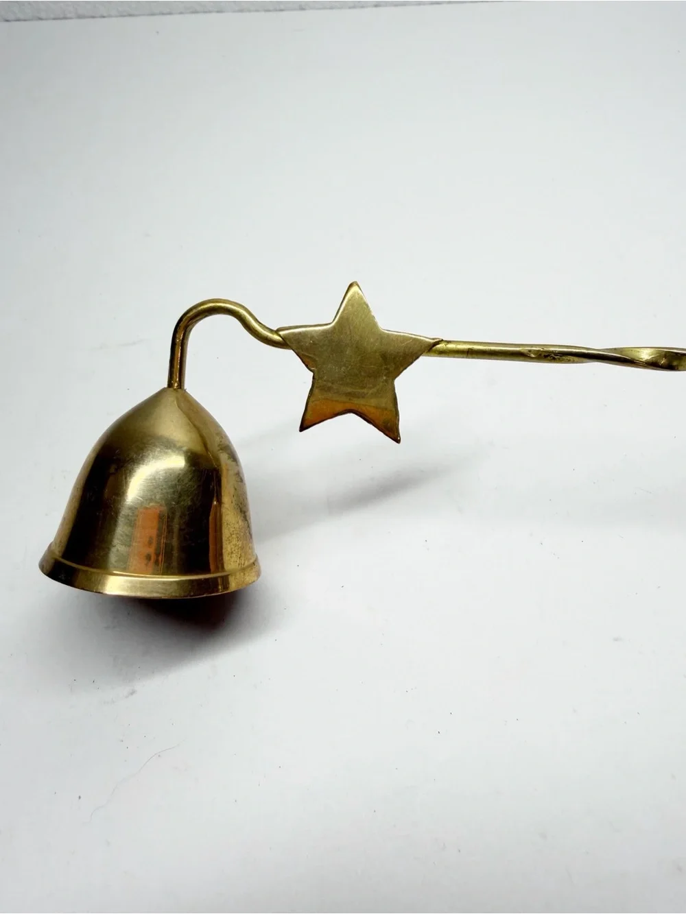 Vintage Brass Star Candle Snuffer